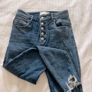 Abecrombie high rise super skinny ankle - 25